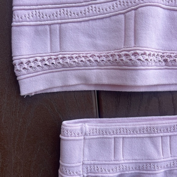 House of Harlow 1960 | Women’s Pink Knit Two-Piece Set | Small - Picture 2 of 5